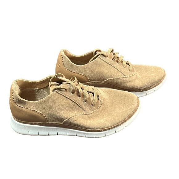 Vionic 335 Taylor Womens Tan Suede Sneakers Size 6.5 - Picture 1 of 7
